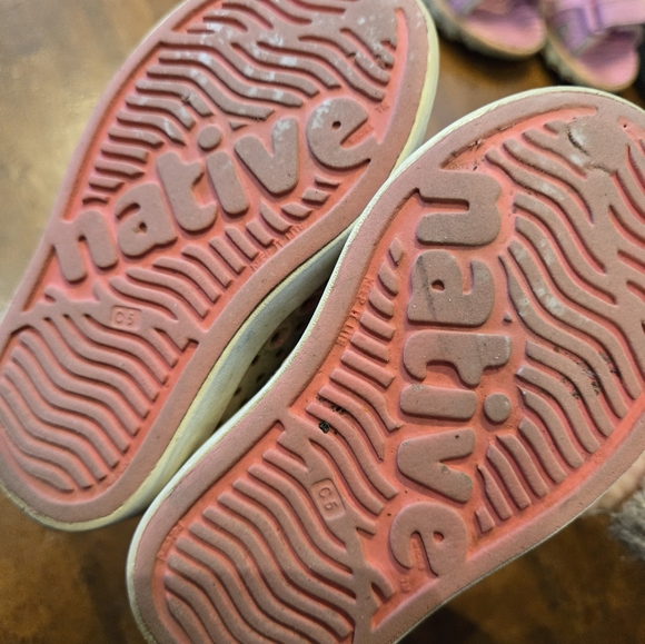 Native Shoes Jefferson Pink Shimmer Mermaid Size C5 - Picture 7 of 7